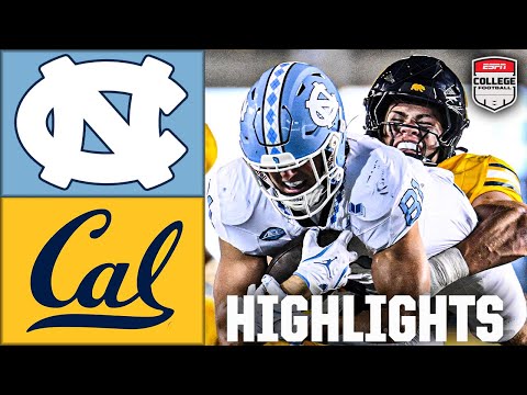 Thumbnail for North Carolina Tar Heels vs. California Golden Bears | Full Game Highlights | ESPN CFB