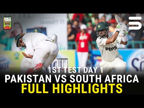 Thumbnail for Full Highlights | Pakistan vs South Africa Test Series 2025 | 1st Test Day 1 | PCB | M3U1U