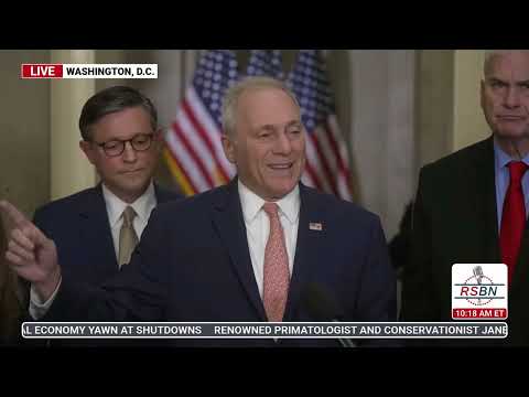 Thumbnail for FULL REPLAY: Speaker Johnson & House GOP Discuss the Second Day of the Government Shutdown - 10/2/25