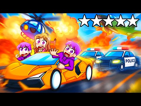 Thumbnail for We Survived 5 Stars In GTA 5…
