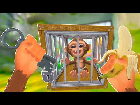 Thumbnail for Helping My Baby Monkey ESCAPE! - I Am Monkey VR