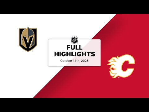 Thumbnail for NHL Highlights | Golden Knights vs. Flames | October 14, 2025
