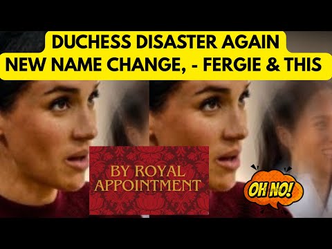 Thumbnail for DUCHESS OF DISASTER...NEW NAME , TITLE & SECRET PLANS #royal #meghan #princeharrry
