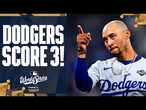 Thumbnail for Mookie Betts, Will Smith and the Dodgers take a LEAD in Game 6 of the World Series! (Full inning) 💪