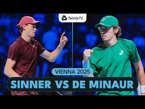 Thumbnail for Jannik Sinner vs Alex De Minaur For A Place In The Final | Vienna 2025 Semi-Final Highlights