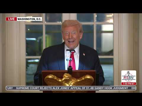 Thumbnail for WATCH: President Trump Hosts a White House Ballroom Dinner - 10/15/25