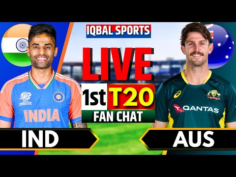 Thumbnail for 🔴Live: IND vs AUS T20 Fan Commentary | India vs Australia | Live Cricket Match Today | Iqbal Sports