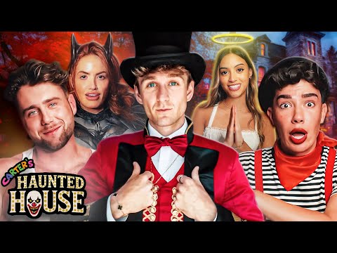 Thumbnail for Terrorizing 16 YouTubers in my Haunted House 🎪 Ep 2