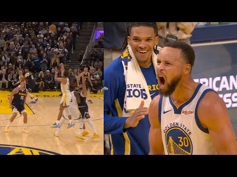 Thumbnail for Steph Curry so hyped after insane 3 forces OT vs Nuggets and Jokic misses game winner