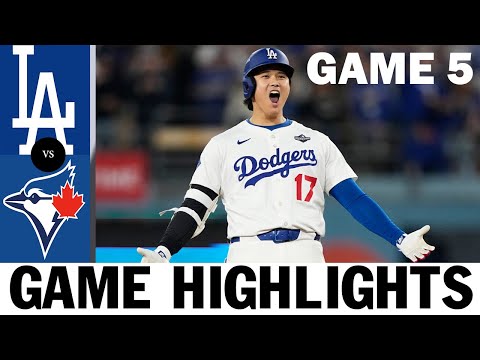 Thumbnail for Los Angeles Dodgers vs Toronto Blue Jays Highlights | World Series Game 5 (10/29/25) MLB Highlights