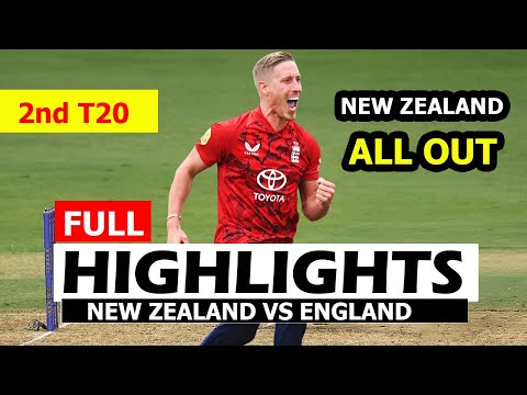 Thumbnail for ENGLAND VS NEW ZEALAND FULL HIGHLIGHTS 2ND T20 MATCH 2025 | ENG VS NZ