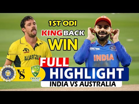 Thumbnail for INDIA VS AUSTRALIA FULL HIGHLIGHTS 1ST ODI MATCH 2025 | IND VS AUS