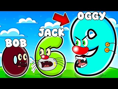 Thumbnail for Roblox Oggy Playing Be A Number With Jack