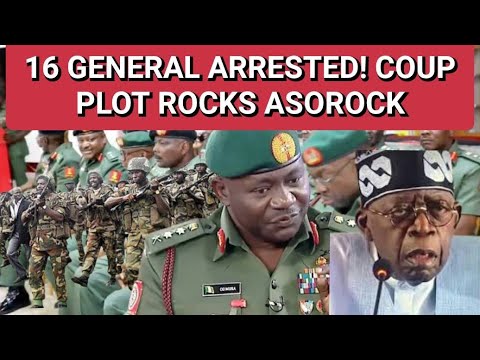 Thumbnail for C0UP SHOCKER 😱 16 Top Military Officers ARRESTED Over Alleged Plot To Overthrow Tinubu... 