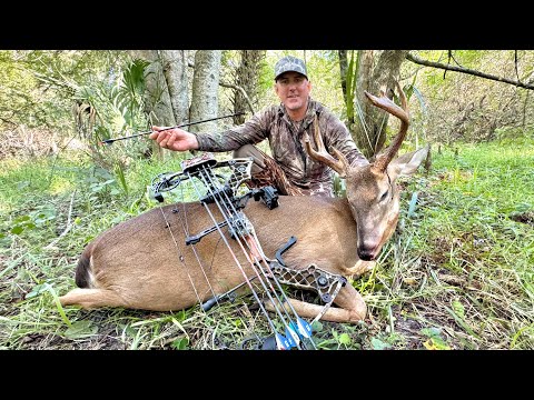 Thumbnail for 200 Pound South Florida Buck with my Bow (Hunt & Eat) + Bonus Footage