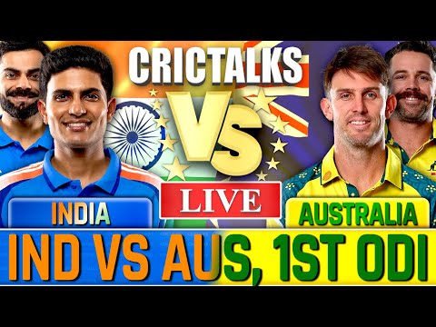 Thumbnail for Live: India vs Australia, 1ST ODI, Live Cricket Match Today, IND vs AUS Team Scores & Commentary