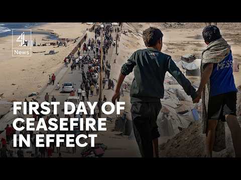 Thumbnail for As ceasefire begins Gazans return to what is left of their homes