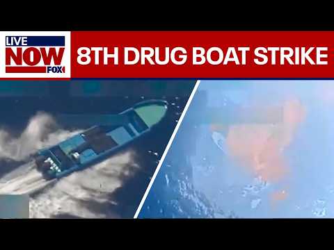 Thumbnail for US strikes 8th alleged drug boat, this time in Pacific Ocean