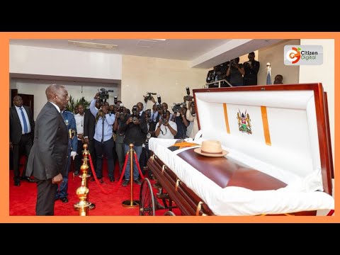 Thumbnail for President Ruto leads family, dignitaries in viewing Raila Odinga’s body at Kasarani Stadium