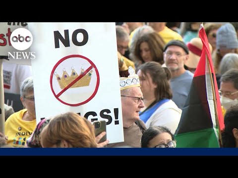 Thumbnail for President Trump mocks Saturday's 'No Kings' protest
