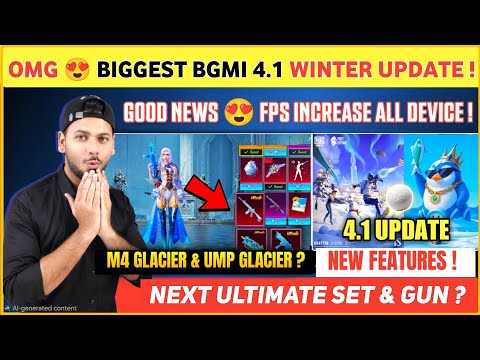 Thumbnail for M4 GLACIER & UMP GLACIER DATE ? 😍 Bgmi New Update Gameplay | Bgmi 4 1 Update | Next Ultimate Set