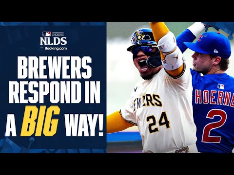 Thumbnail for SIX RUNS in ONE INNING for the Milwaukee Brewers ties a franchise Postseason record!