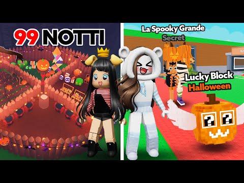 Thumbnail for Aggiornamento 99 notti e Steal a Brainrot HALLOWEEN con Roby , jenny e LORE!
