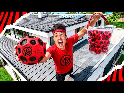 Thumbnail for CRIEI A BOLA QUE QUICA MAIS ALTO E JOGUEI ELA DO TELHADO! *BOLA LUNAR