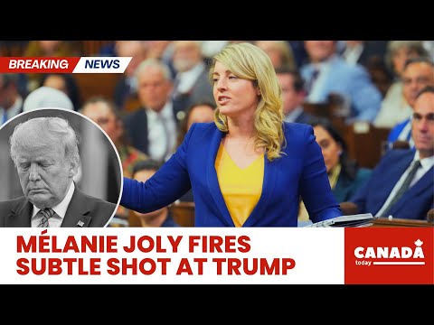 Thumbnail for JUST IN: Joly’s Speech Goes VIRAL After Her Remark About Trump's Truth Social