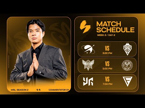 Thumbnail for (Official Restream) MSL MM Season 2 | Regular Season | W3D3