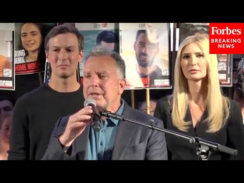 Thumbnail for FULL REMARKS: Jared Kushner, Steve Witkoff, And Ivanka Trump Address Crowd In Tel Aviv, Israel
