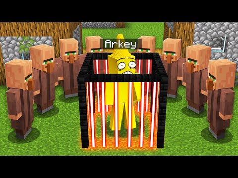 Thumbnail for I Made Villagers Trap My Friend in Minecraft