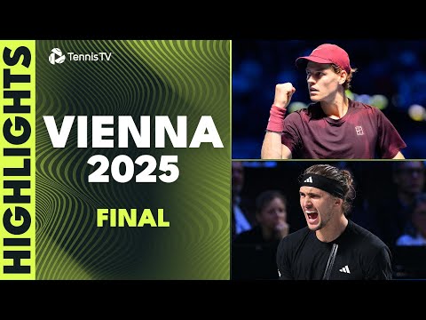 Thumbnail for Jannik Sinner vs Alexander Zverev Thriller For The Title 🏆 | Vienna 2025 Final Highlights