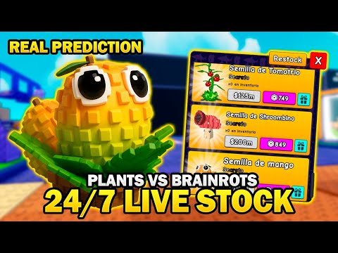 Thumbnail for PLANTS vs BRAINROTS | 24/7 STOCK & TRADE LIVE 🔴 Instant Updates