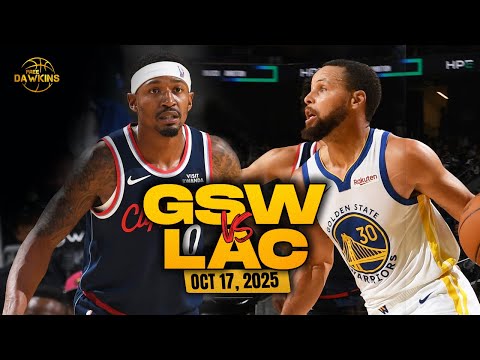 Thumbnail for Golden State Warriors vs Los Angeles Clippers Full Game Highlights | Oct 17, 2025 | FreeDawkins