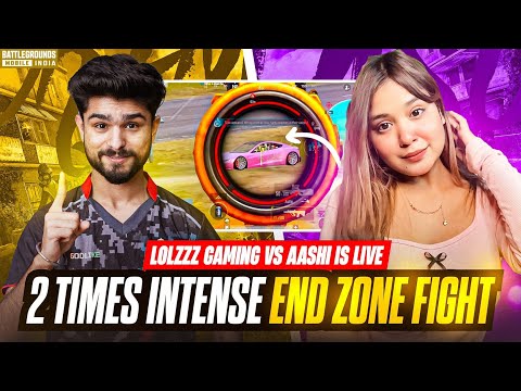 Thumbnail for LoLzZz Gaming vs AASHI IS LIVE | 2 TIMES INTENSE 4V4 CLASSIC FIGHT | BGMI HIGHLIGHT
