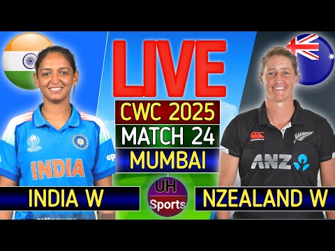 Thumbnail for India vs New Zealand Women World Cup Cricket Live Score, Match 24 | IND W vs NZ W Live Match Today