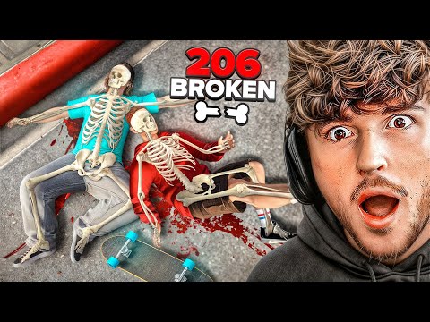 Thumbnail for We Broke ALL 206 BONES in Skate..
