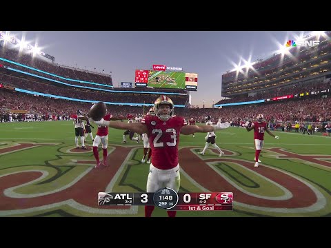Thumbnail for CMC gets it done! RB sets Niners up and scores
