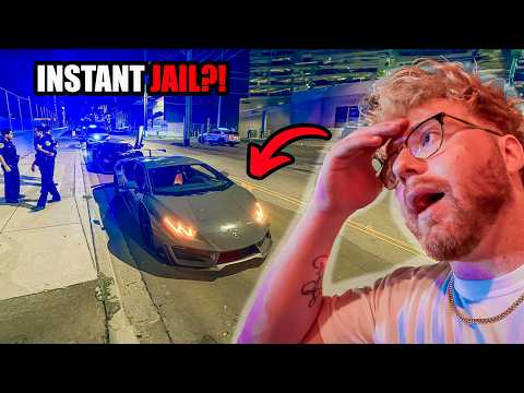 Thumbnail for POLICE PULL OVER LAMBO OWNERS FOR A FELONY... *INSTANT JAIL?!*