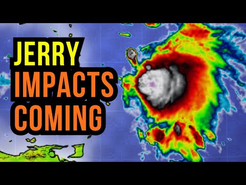 Thumbnail for Jerry Impacts Coming to parts of the Caribbean...
