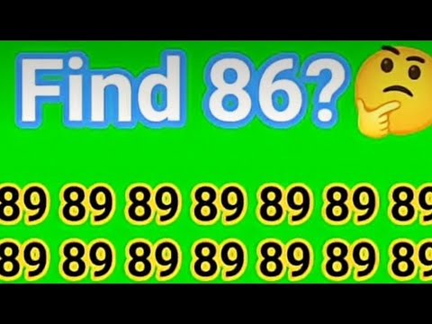 Thumbnail for who can find 86 in the crowd of 89🤔🧐⁉️#find it (2 times)#brain test🤯#live