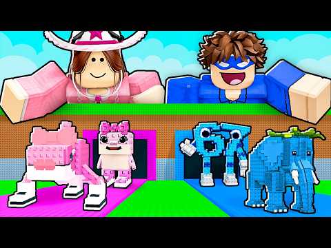 Thumbnail for BOYS vs GIRLS In Steal A Brainrot!!