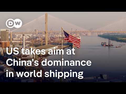 Thumbnail for Trump imposes new docking fees on Chinese ships, China retaliates | DW News