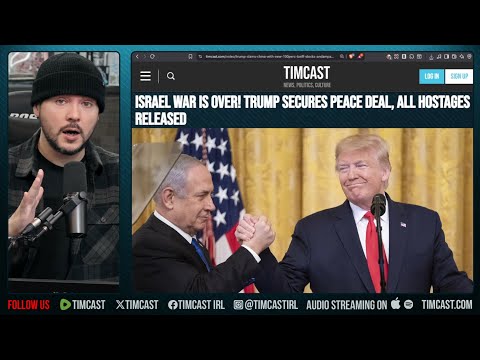 Thumbnail for Israel WAR IS OVER, ALL Hostages Released Trump Gets STANDING OVATION | Tim Pool