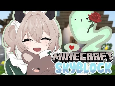 Thumbnail for 【MINECRAFT SKYBLOCK】 My island is so cottagecore cozycore prisoncore