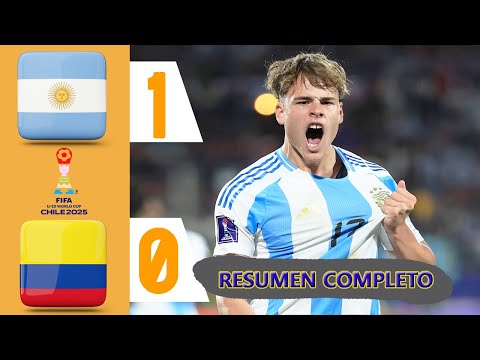 Thumbnail for Argentina vs Colombia SUB20 1-0 🔴 Mundial sub 20 🔥 Chile 2025 🔥 Semi-Final