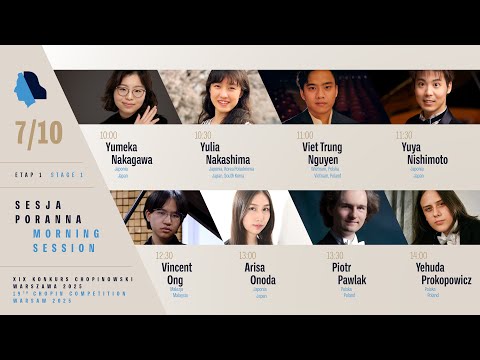 Thumbnail for The 19th International Fryderyk Chopin Piano Competition (morning session), 7.10.2025