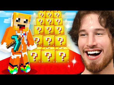 Thumbnail for Most EXTREME Lucky Block Stairs Race in Minecraft
