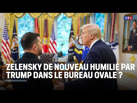 Thumbnail for Volodymyr Zelensky de nouveau humilié par Donald Trump dans le Bureau ovale ?｜LCI